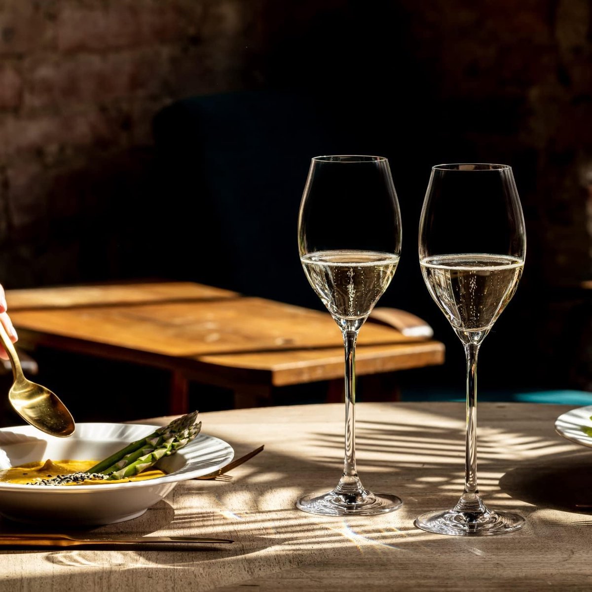 Champagneglazen Prosecco-glazen, set van 6, 280 ml, Harmony-collectie, champagneglazen, champagneglazen, perfect voor thuis, restaurants en feestjes, vaatwasmachinebestendig