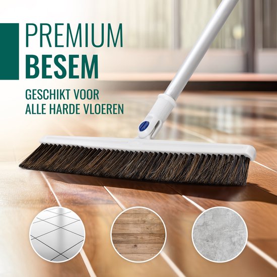 Splendole Broom premium Balai de chambre - 45 cm de large - manche