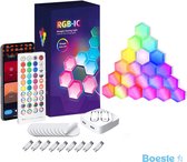 Boeste Hexagon LED Lights - RGB Wandlamp Set - Smart Verlichting 20 stuks