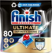 Bol.com Finish Ultimate Infinity Shine Vaatwastabletten - 80 capsules aanbieding