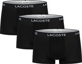 Lacoste Heren 3-pack Trunk - Zwart/Wit - Maat XL