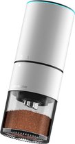 Joy Resolve Groove compact portable coffee bean grinder white
