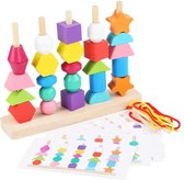 Narges® | Vormen en Kleuren | Montessori Sorteer Speelgoed | Leren en spelen in 1 | EducatiefSpeelgoed | Logopedie materiaal | Montessori Houten Speelgoed |