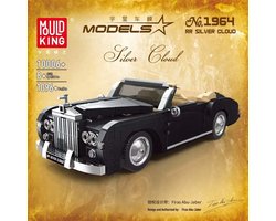 Mould King 10006 - 1964 Rolls Royce Silver Cloud - 1096 onderdelen - Compatibel met de bekende merken