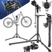 tectake® - Support de réparation de vélo Jan - support de montage pliable/réglable en hauteur - adapté aux vélos électriques/vélos électriques - 404919