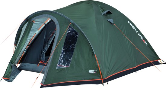 Foto: High peak nevada 3 1 koepeltent 3 persoons 325 x 180 cm bosgroen