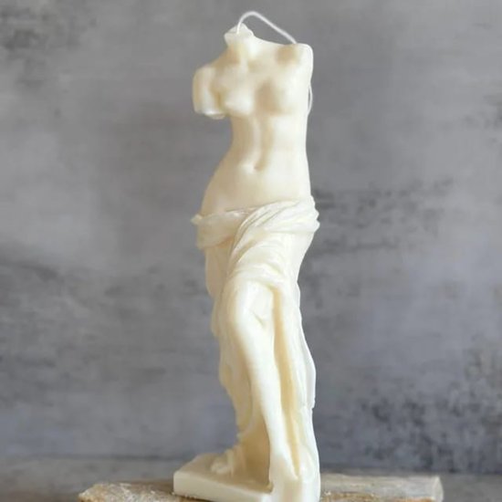 Kaars - Venus standbeeld - Wit - Aromatherapie Kaars - Figuurkaars - Decoratie - Sham's Art