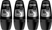 Axe Deo Roller - Black Dry - 4 x 50 ml