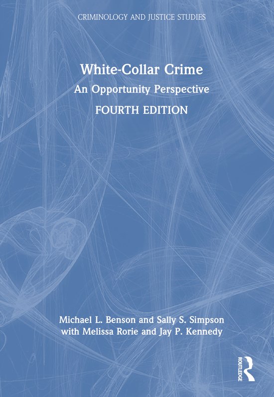 Criminology and Justice Studies- White-Collar Crime - cover