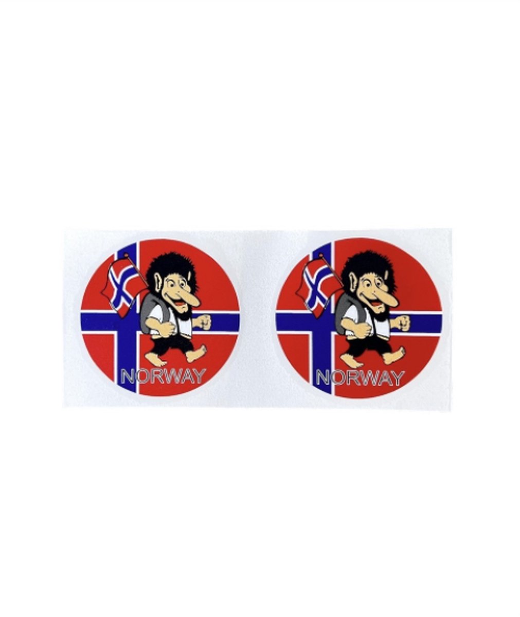 Deurtrede sticker Troll Norway