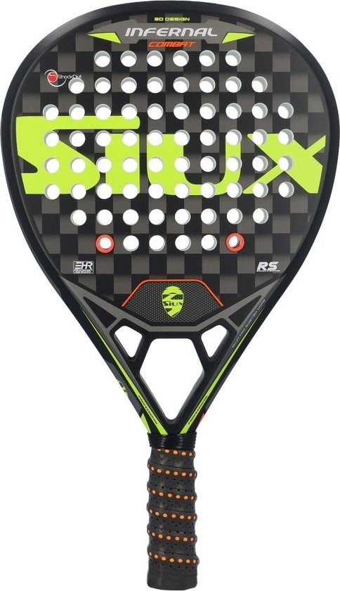 Siux - Infernal Combat - Padelracket - Zwart met Geel