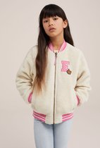 WE Fashion Filles bomber réversible avec motif