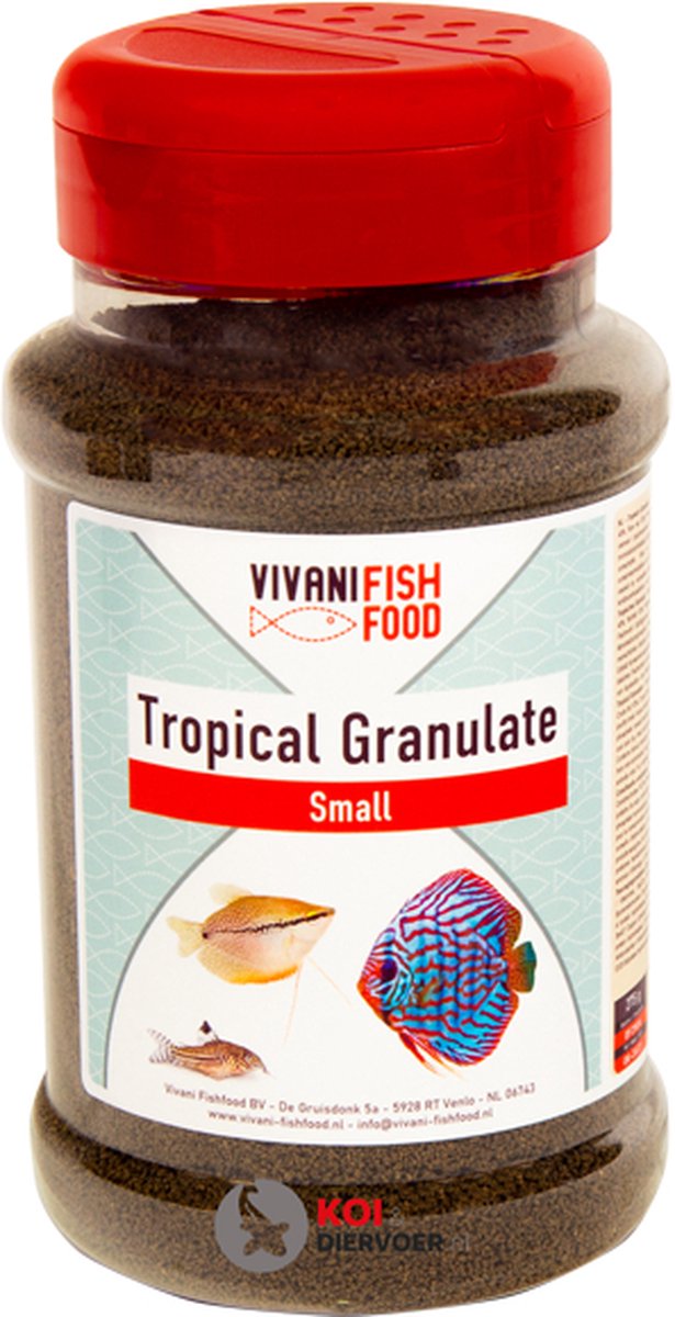 Vivani Tropisch visvoer granulaat fijn (0,5 - 0,8mm) 0,5 liter
