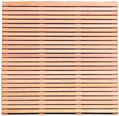 Intergard Schutting hardhout lamellen schutting 180x180cm (51pl.)