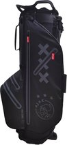 Sac de golf FastFold Ajax - 9 pouces - Sac de golf Standbag - 7 compartiments - Sac de transport de Golf - Hydrofuge - Zwart Rouge