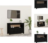 vidaXL Tv-meubel Landelijk - 79 x 35 x 52 cm - Massief grenenhout - Kast