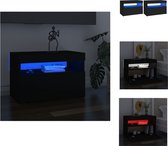 vidaXL TV-Meubel - Hifi-kasten - 60x35x40 cm - Met RGB LED-verlichting - Kast