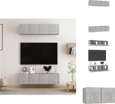 vidaXL Televisiekast - TV-meubel 60 x 30 x 30 cm - betongrijs - Kast