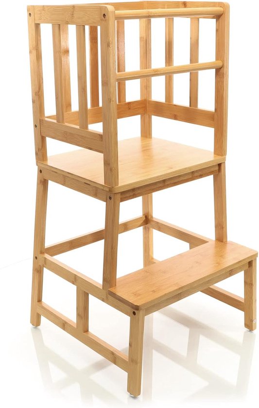 Wiltec kinderstoel leertoren opvouwbaar 43 x 48 x 91 cm van