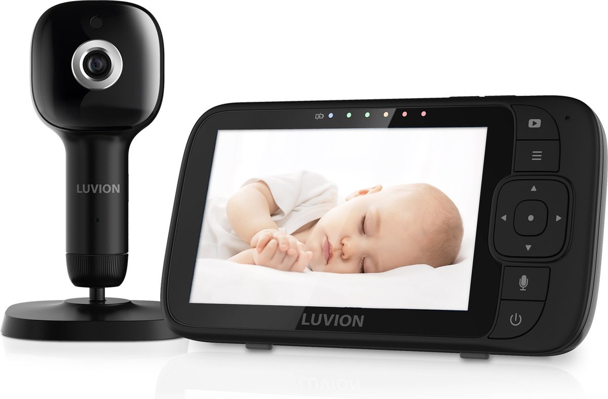Afbeelding 2 van LUVION® Essential Connect Crib Black inclusief Crib Mount beugel - Premium Baby Monitor