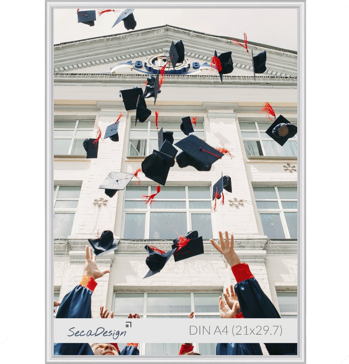SecaDesign Fotolijst - SecaDesign - A4 Fotomaat - Zilver - Posterlijst 21x29,7 cm