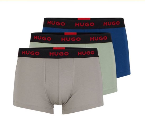 Hugo Boss Trunk 3Pack Heren Boxershorts - Multicolor - Maat XXL