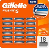 Lames de rasoir Gillette Fusion5 pour hommes - Paquet de 18