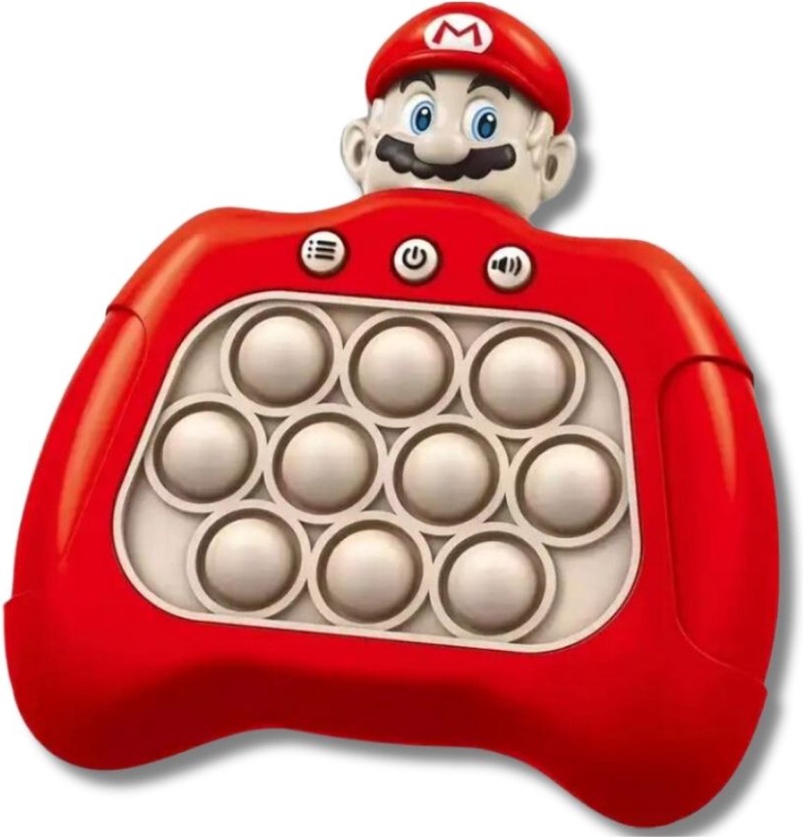 thumbnail image 2 of Mario Pop Push It Game Controller Fidget Toy – Electronic Whack-A-Mole Style – Sensory Stress Toy 2 of 5