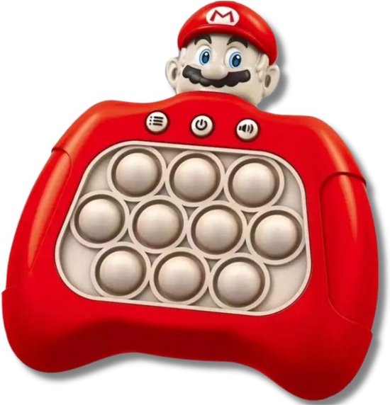 Pop It Fidget Toy - Mario - Vacances - Jeu de Push Quick - Jouets anti  stress - pour