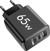 Orbit Electronic® Adaptateur USB C 65W - Chargeur rapide USB C - Chargeur USB - Zwart