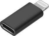 USB-C adapter - USB-C converter - USB-C naar Lightning verloop voor telefoons, tablets en andere apparaten te koppelen met lightning aansluiting - Zwart