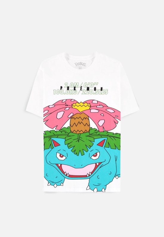 Pokémon - Venusaur Dames T-shirt - L - Wit
