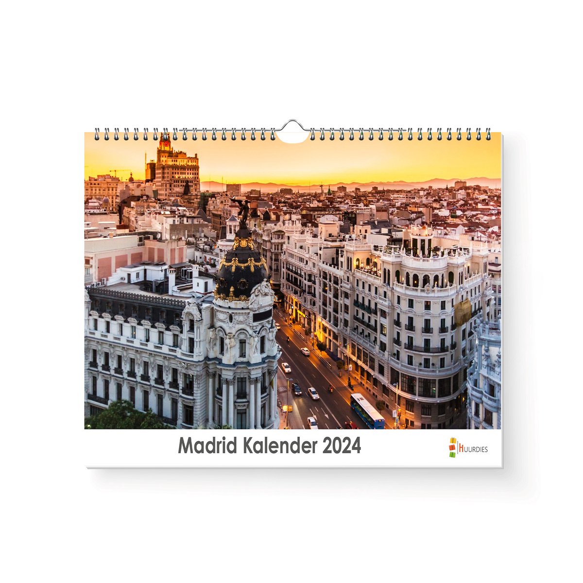 XL 2024 Kalender - Jaarkalender - Madrid