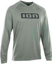 Ion Logo Lange Mouwenshirt Groen XS Man