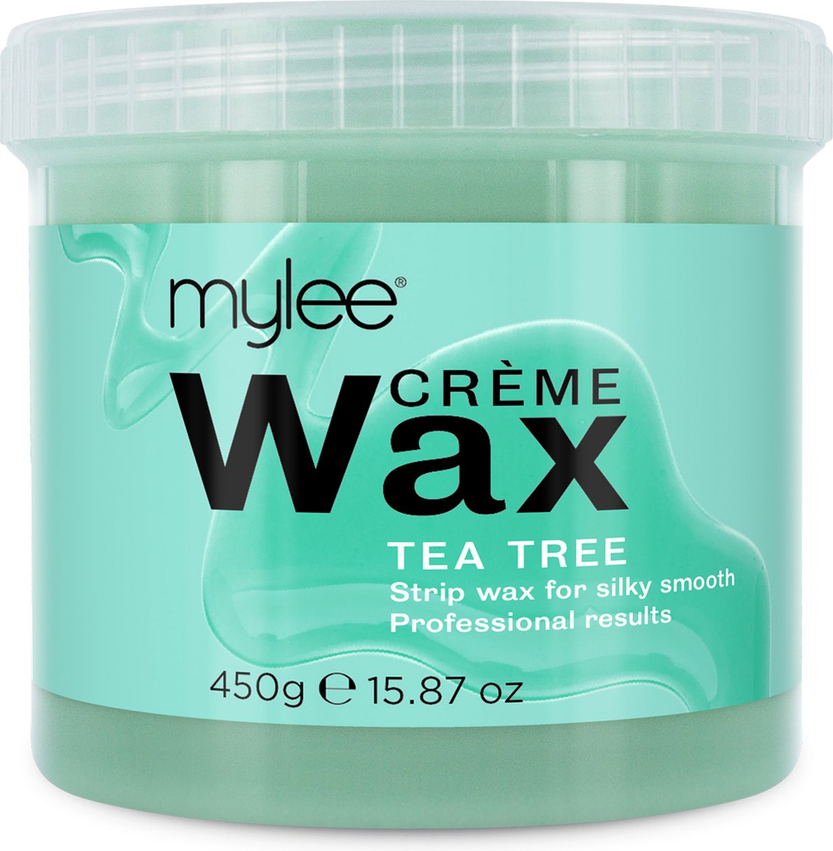 Mylee Thee Boom Zachte Crème Wax voor gevoelige huid 450 g, magnetron- en wasverwarmingsvriendelijk, ideaal voor alle lichaamsoppervlak, koppige grove haarverwijdering