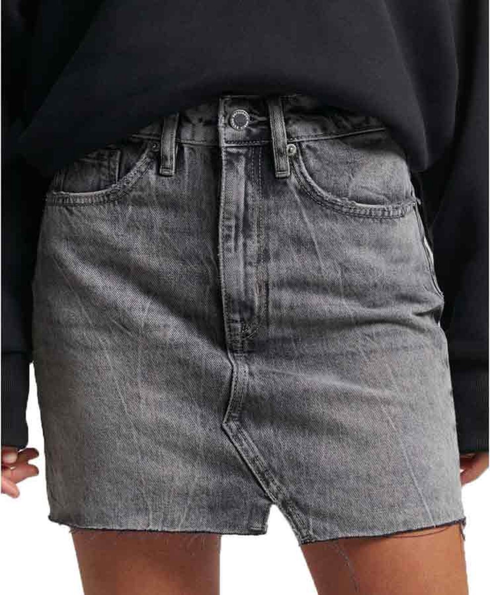 Superdry Vintage minirok Dames Rokken Zwart