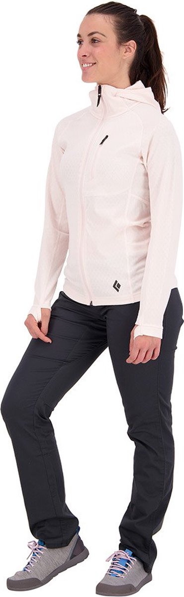 Diamond Coefficient Fleece Hoody Fleecevest Dames Ice Roze