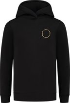 Ballin Amsterdam - Jongens Regular fit Sweaters Hoodie LS - Black - Maat 12