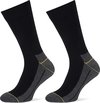 Stapp Walker 2-paar heren wandel sokken - Coolmax - 50 - Zwart