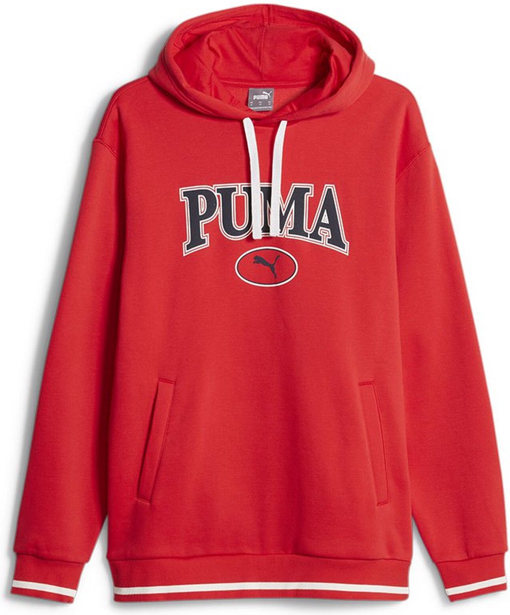 Puma Squad Fl Hoodie M Man Rood