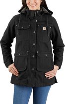 Carhartt Damen Jacke Loose Fit Weathered Duck Coat Black-XL