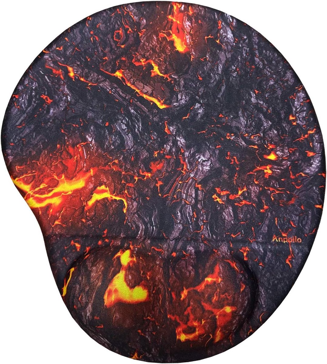 Lava Wristrest Ergonomic Gel Mouse Pad - Suitable for Computers and Laptops, Wrist Rest of the Mouse Against Tendon Problems