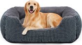 Dog Bed Large Dogs, Dog Bed, Washable, Fluffy Dog Basket, Non-Slip Dog Basket, Dog Beds, Anti-Anxiety Dog Bed for Large and Medium Dogs and Cats, 89 x 63 x 23 cm