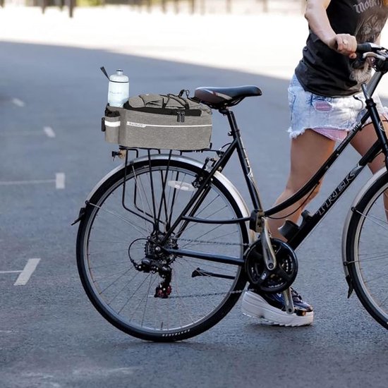 Fietstas - Koeltas - 7 Liter - Flessenhouder - Klittenband - Polyester van Fietstas — afbeelding 2