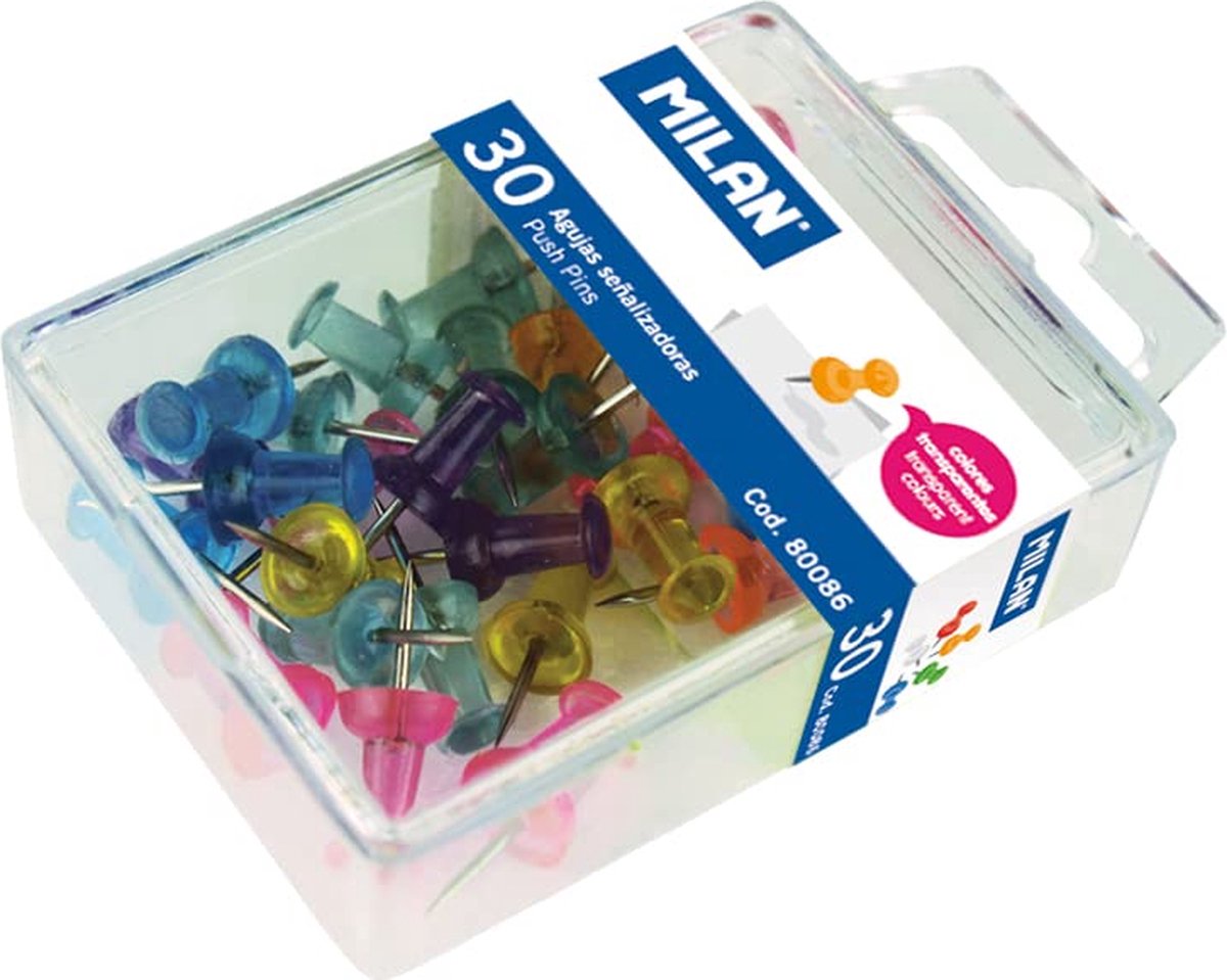 Punaises Milan Multicolour 30 Stuks