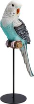 Kare Decofiguur Parrot Turquoise