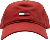 Tommy Hilfiger TJM Elongated Flag Cap Heren - Magma Red - One Size
