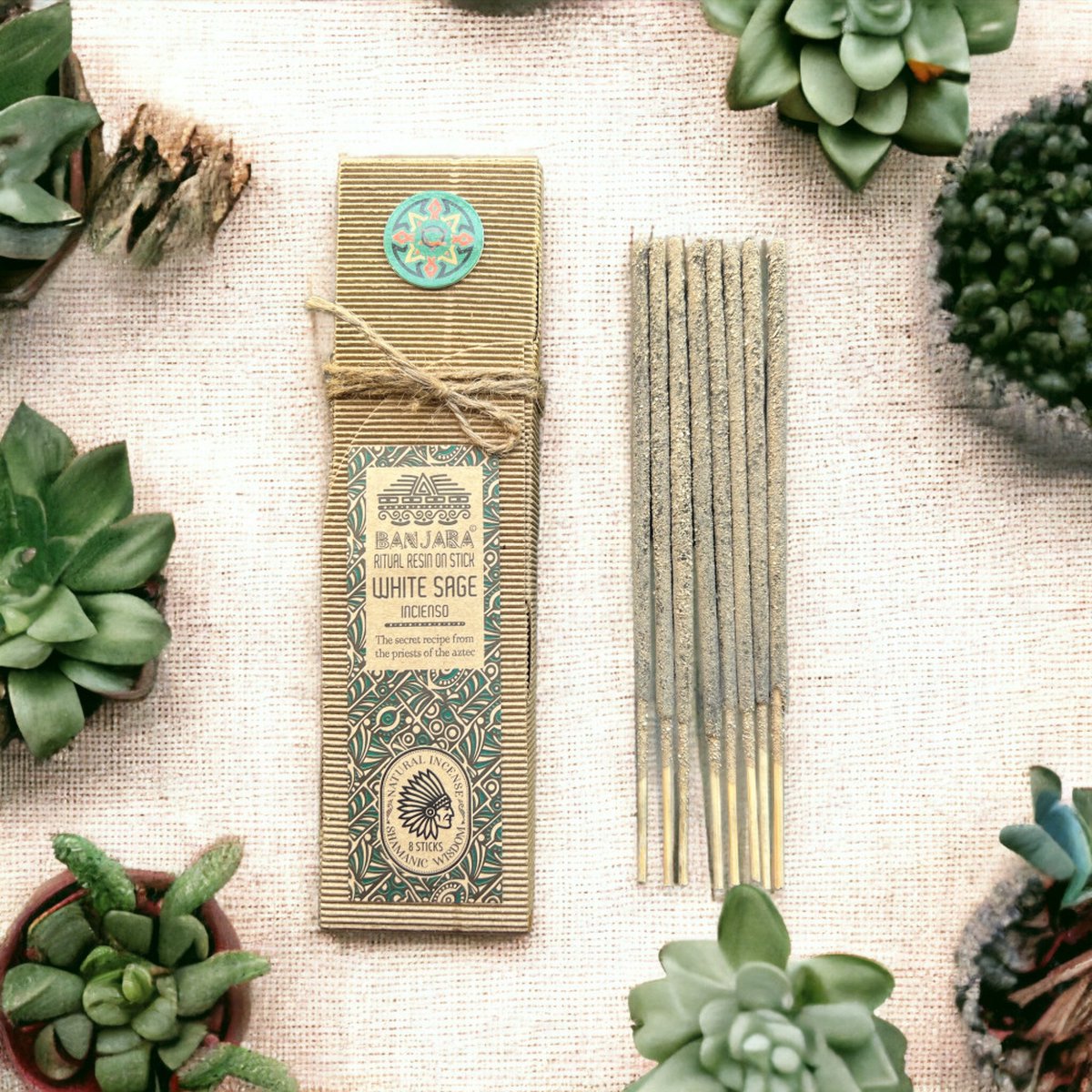 Banjara Wierookstokjes Rituele Hars White Sage