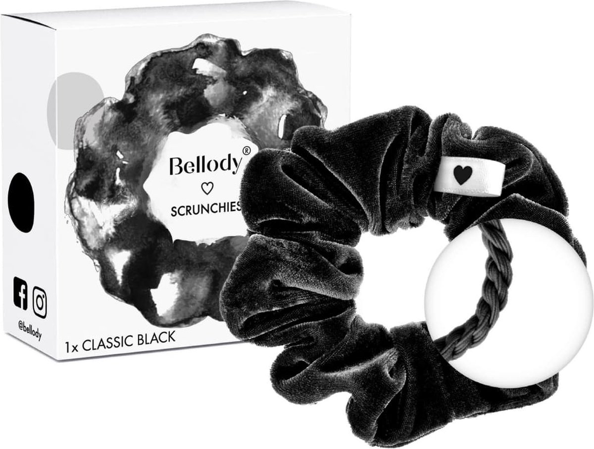 Bellody - Scrunchie Haargummie - Classic Zwart
