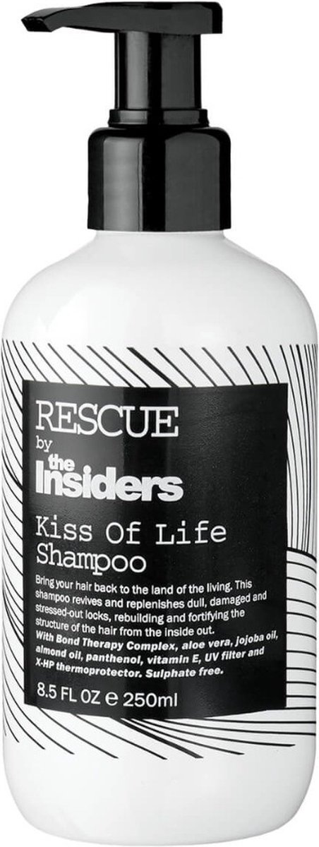 The Insiders Kiss Of Life Shampoo 250 ml - Normale shampoo vrouwen - Voor Alle haartypes
